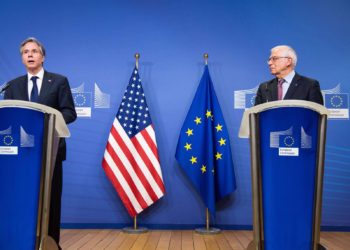 08-01-2022 El secretario de Estado norteamericano, Antony Blinken, y el Alto Representante de Política Exterior de la UE, Josep Borrell
POLITICA NORTEAMÉRICA EUROPA ESTADOS UNIDOS UNIÓN EUROPEA
NIKLAS HALLE'N/EUC / ZUMA PRESS / CONTACTOPHOTO