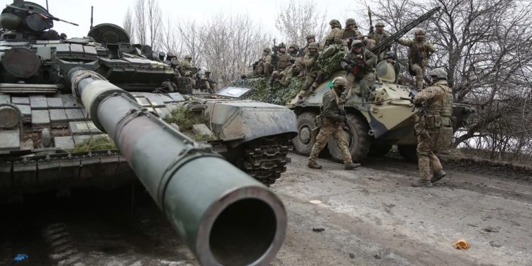 Tropas en Lugansk Foto Anatolii STEPANOV / AFP