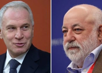 Yuri Kovalchuk (izq) y Viktor Vekselberg (der), oligarcas rusos sancionados por Japón