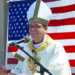 Bishop Rojas speaks during the Memorial Day Field Mass at St. Mary Cemetery in Evergreen Park on Memorial Day.  (Julie Jaidinger / Chicago Catholic)